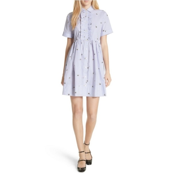 Kate Spade Abuzz Poplin Dress - Picture 3 of 5